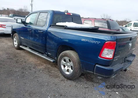 2021 Ram 1500 Big Horn 4X4 6'4 Box z USA, uszkodzony, nr VIN 1C6SRFBT8MN815488